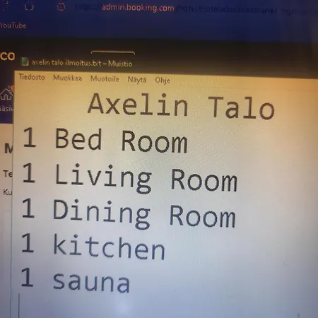 Axelin Talo Holiday home *